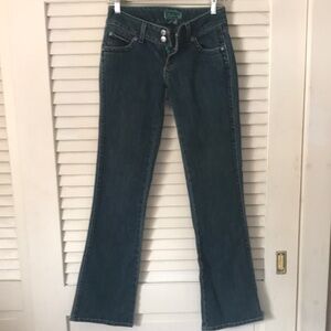 Wrangler Premium Patch Women's Dark Blue Flare Jeans — Classic Flared Denim